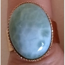 Bague réglable Larissa larimar