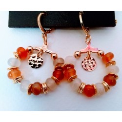 Boucles d'oreilles Cornaline