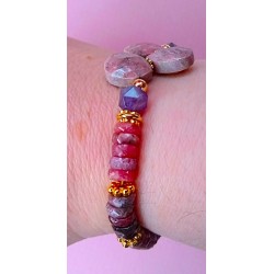 Bracelet en rhodonite VIOLETTA