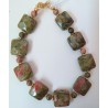 Bracelet en unakite EVEIL DU PRINTEMPS