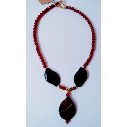 collier en agate Twist again