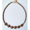 Collier en unakite  EVEIL DU PRINTEMPS