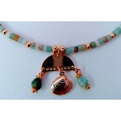 collier en amazonite CELADON