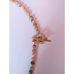 Collier en rhodochrosite ROSE INCA