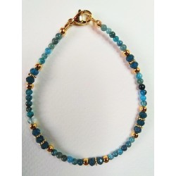 Bracelet en apatite LIKE A DEEP BLUE SEA