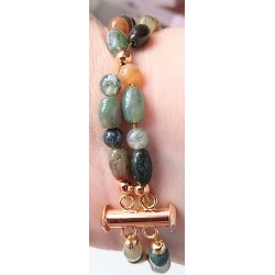 Bracelet en agate indienne INDIANA