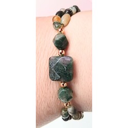 Bracelet en agate indienne INDIANA