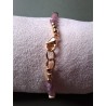 Collection Dentelles de Perles: Bracelet en tourmaline OLYMPIE