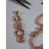 Pendentif en pierre de Lune Peach REVIVISCENCE