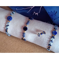 Collection Impressions marines: bracelet en sodalite FIGUEROLLES