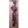 Bracelet en sodalite FIGUEROLLES, Collection Impressions marines, création Martine Portelli