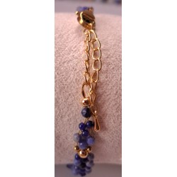 Collection Impressions marines: bracelet en sodalite FIGUEROLLES