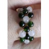 Bague Rivière de Jade en jadéite et jade néphrite