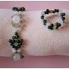 Bague Rivière de Jade en jadéite et jade néphrite