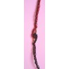 Bracelet coulissant macramé de soie Arabesque, création Martine Portelli