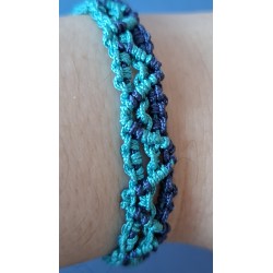 Bracelet coulissant soie...