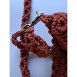pochette en macramé pour téléphone portable Erable