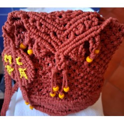 Sac macramé Erable et son porte-monnaie offert