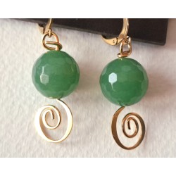 Dormeuses aventurine...