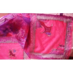 Foulard Vie en rose