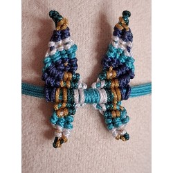 Bracelet coulissant en soie...