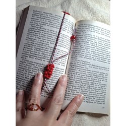 Marque- pages en macramé coulissant Valentine