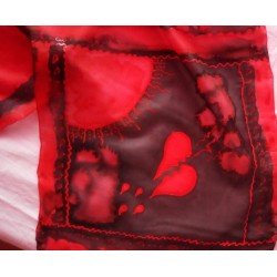 Foulard En rouge et Noir