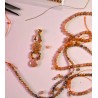 Pendentif en pierre de Lune Peach REVIVISCENCE