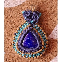 Pendentif Cléo lapis lazuli...