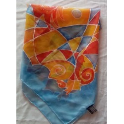 Foulard "D'azur et D'or"