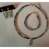 collier en jade et jaspe turquoise LAGON