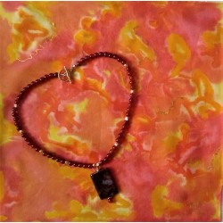 Collier en agate REVE DE MANDCHOURIE