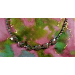 Collier en unakite  EVEIL DU PRINTEMPS