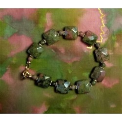 Bracelet en unakite EVEIL DU PRINTEMPS